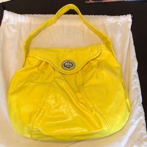 Marc by Marc Jacobs yellow patent bag